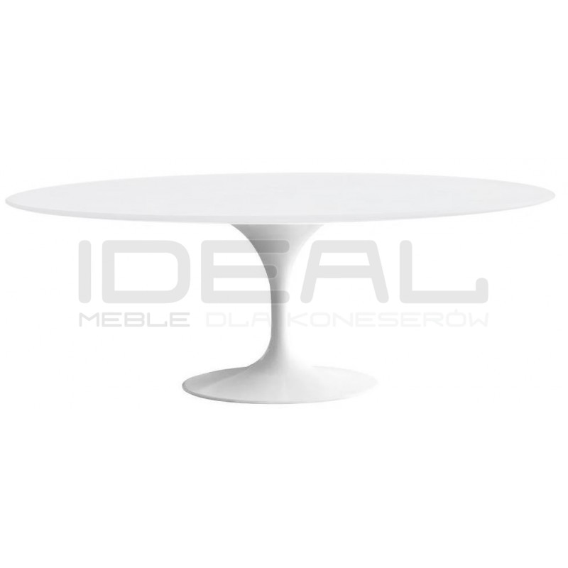 Stół Inspirowany Projektem Tulip Z owalnym Blatem