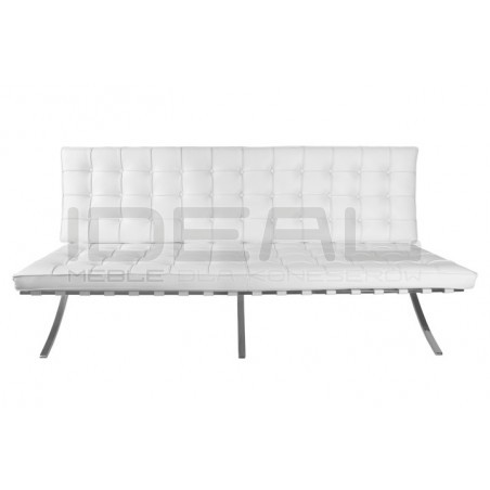 Sofa BA Inspirowana Projektem Barcelona  2 os. w ekoskórze