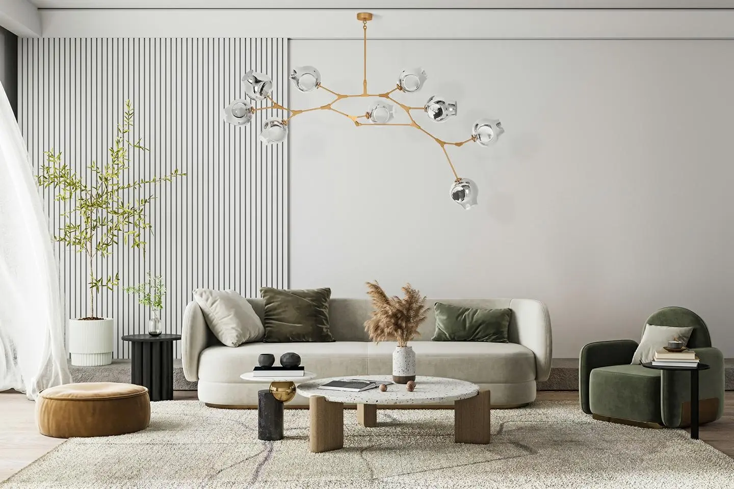 designerskie lampy - szklana lampa orchidea