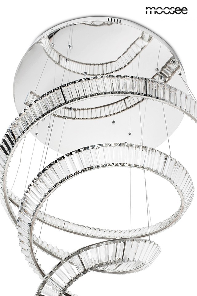 Lampa wisząca WAVE CORDON podwójna 2B chrom