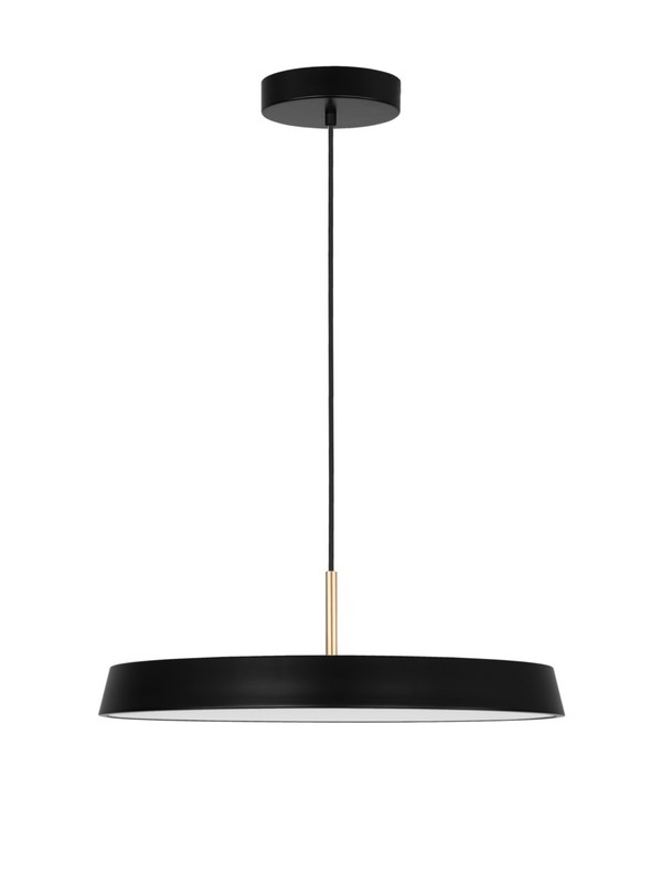 czarna lampa wisząca milagro