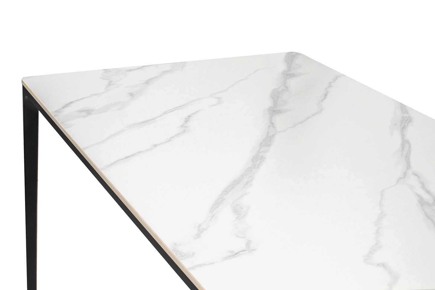 Biały stół 180 slim marmur