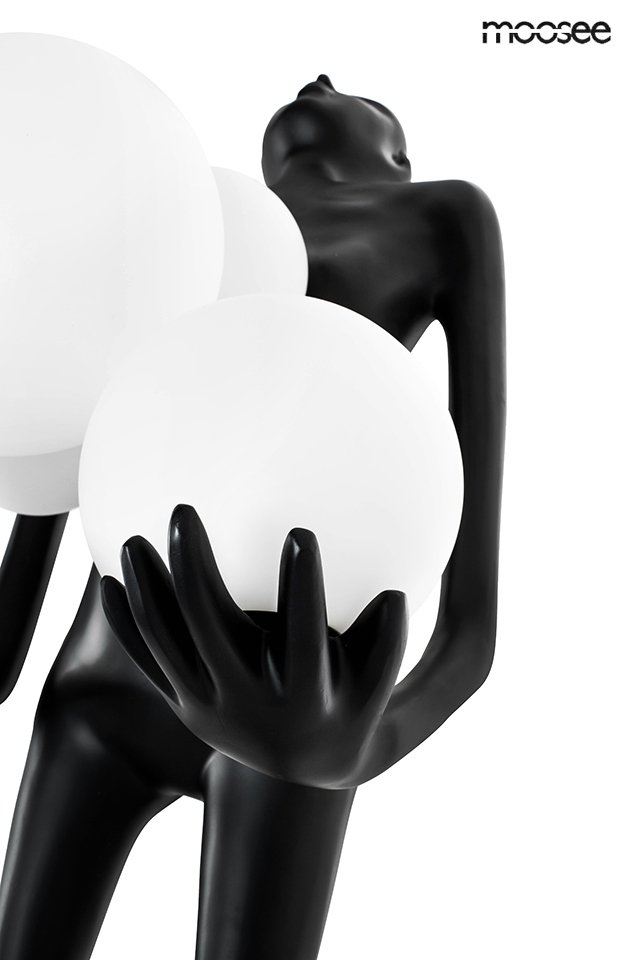 lampa podłogowa human rzeźba