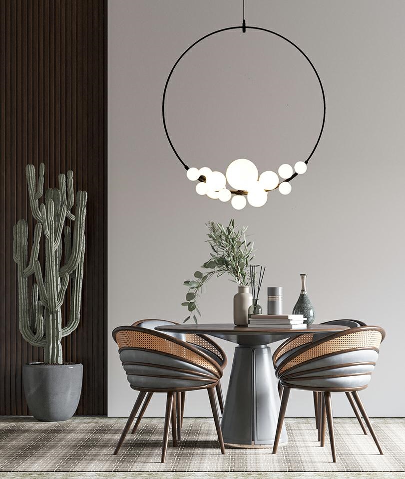 lampa wisząca nad stołem rocio