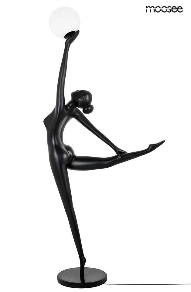 lampa stojaca rzeźba baletnica