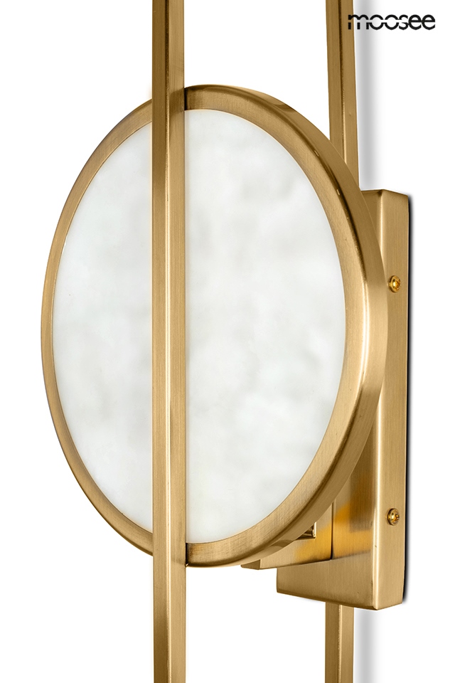 kinkiet geometryczny troya złoty