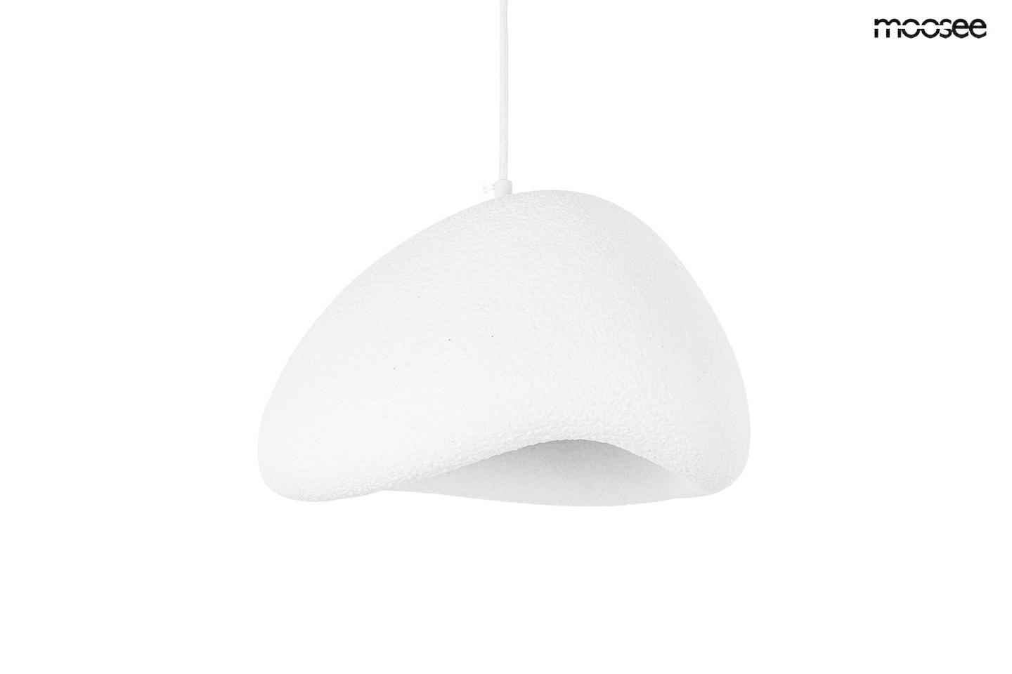 naturalna lampa wisząca net 30 biała