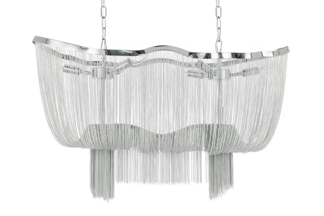 lampa wisząca glamour nad wyspę