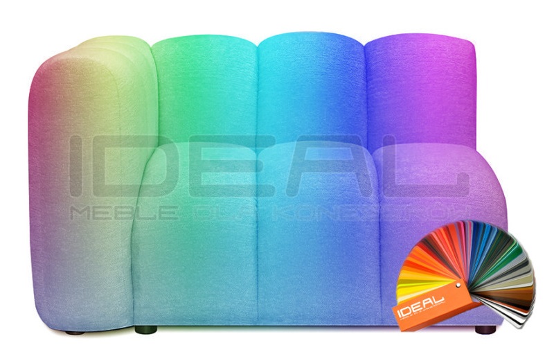 Fotel modułowy Serenata bez podłokietnika to wygodny mebel na lata