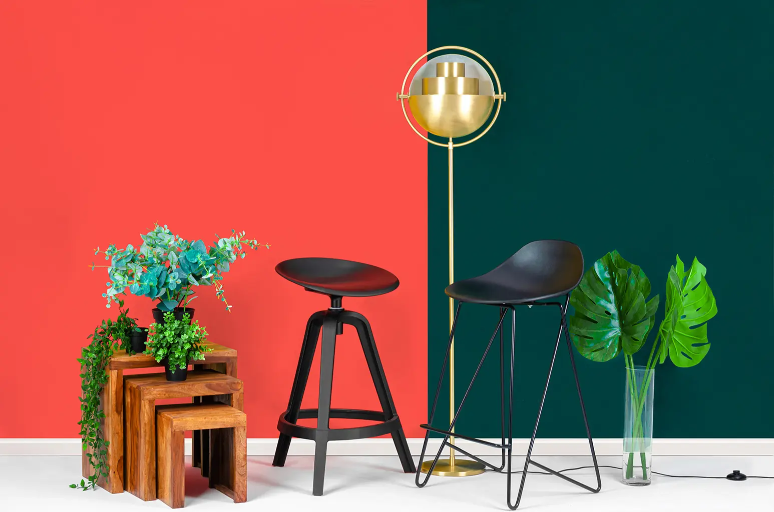 lampa podłogowa złota