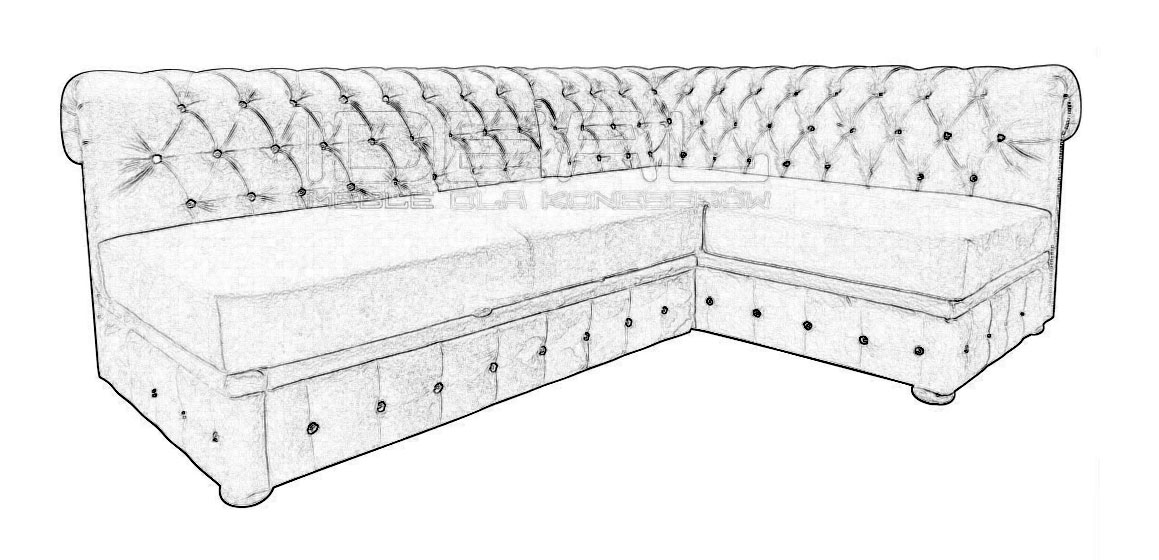 Sofa Chesterfield na indywidualne zamówienie