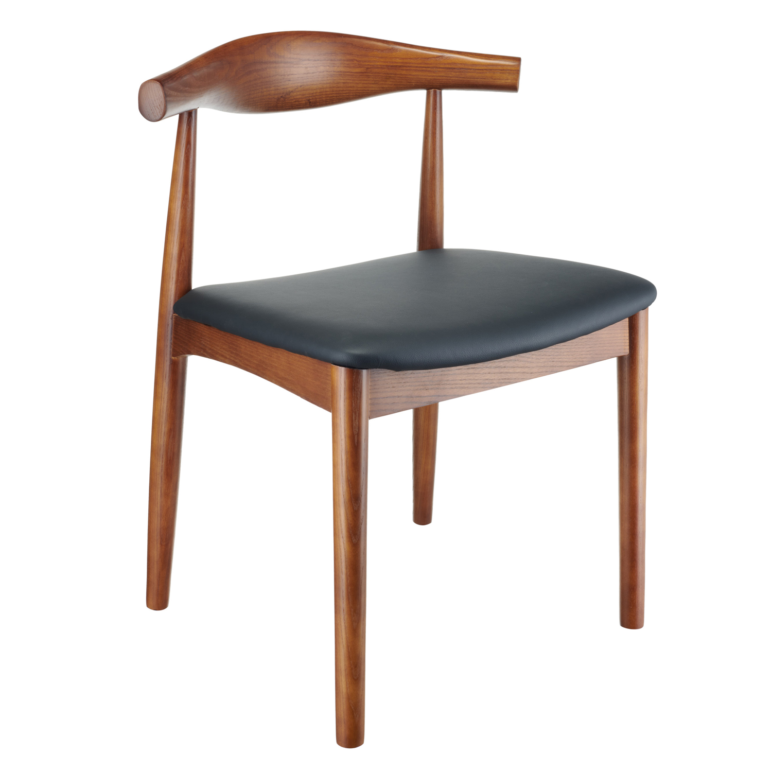 drewniane krzeslo classy elbow kolor orzech