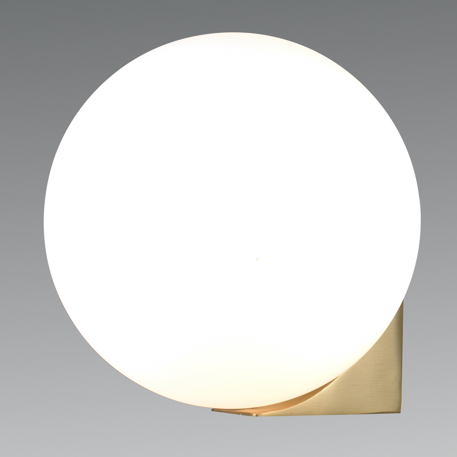 lampa ścienna dot boll złota biała kula