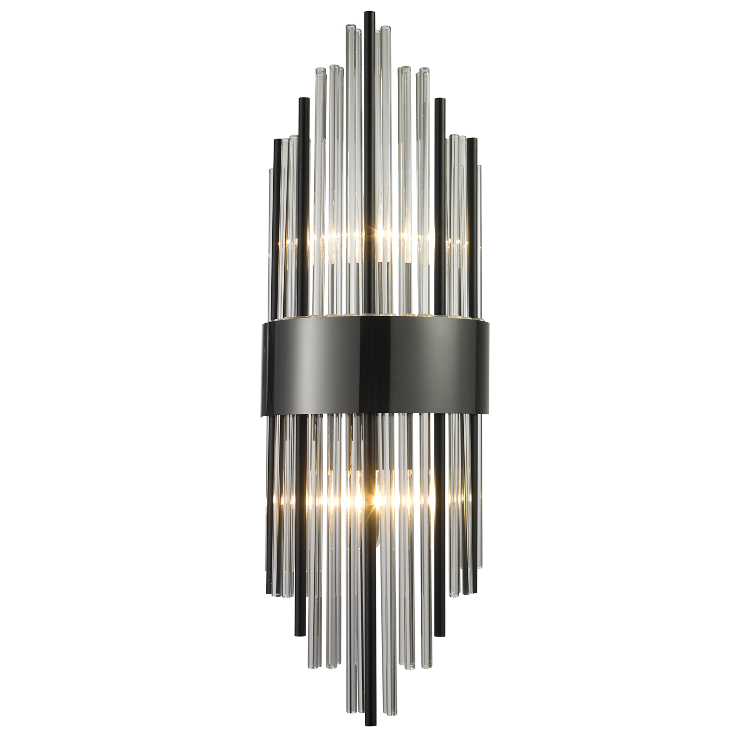 zarny kinkiet z rurek draco