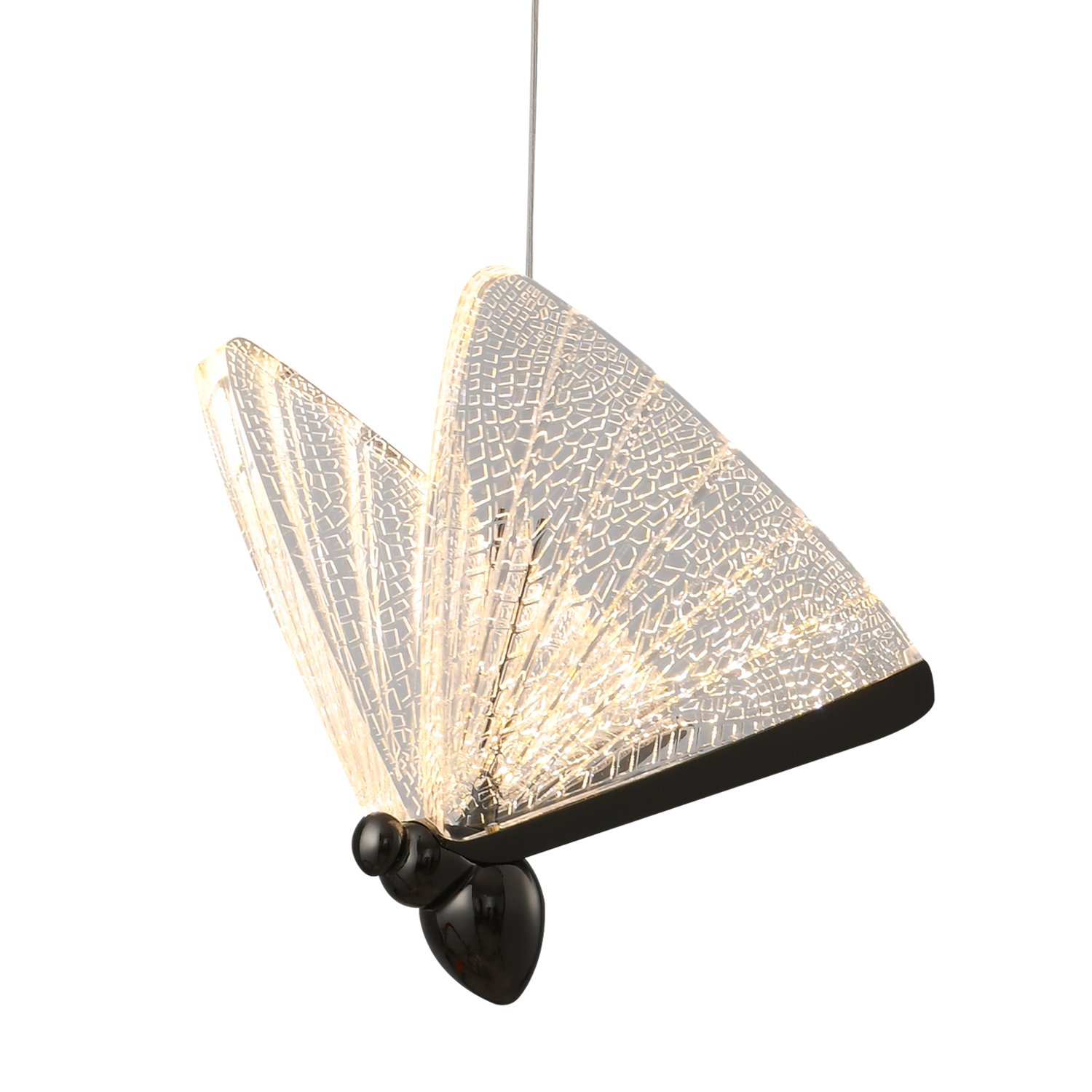 Lampa Bee motyl czarna