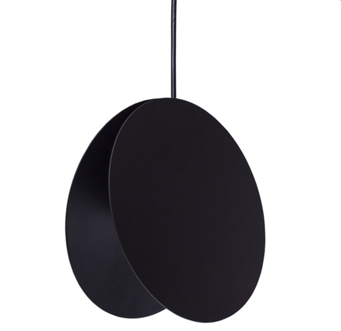 geometryczna lampa wisząca pills czarne koła