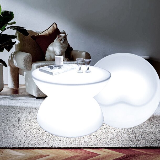 Świecaca pufa ogrodowa Apple na balkon