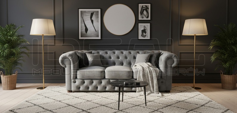 Sofa Chesterfield March 3 os. IdealMeble.pl