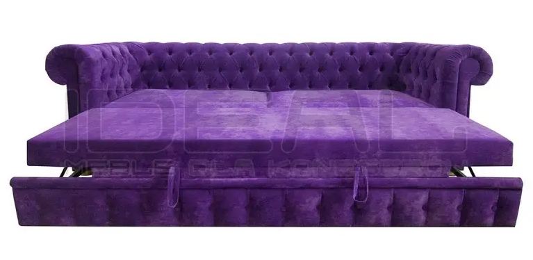 Sofa Rozkładana do przodu z wózkową funkcją spania