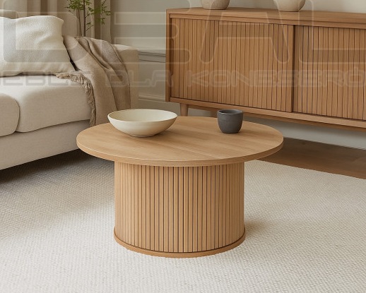 Stolik z lamelami japandi Alare 70