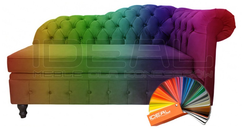 Szezlong Chesterfield Canon IdealMeble.pl