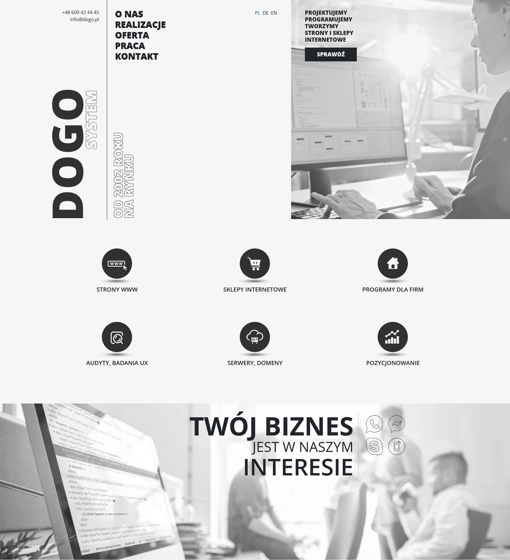 projektowanie stron internetowych